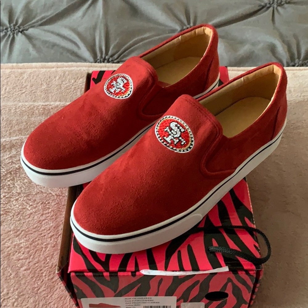 49ers slip on sneakers